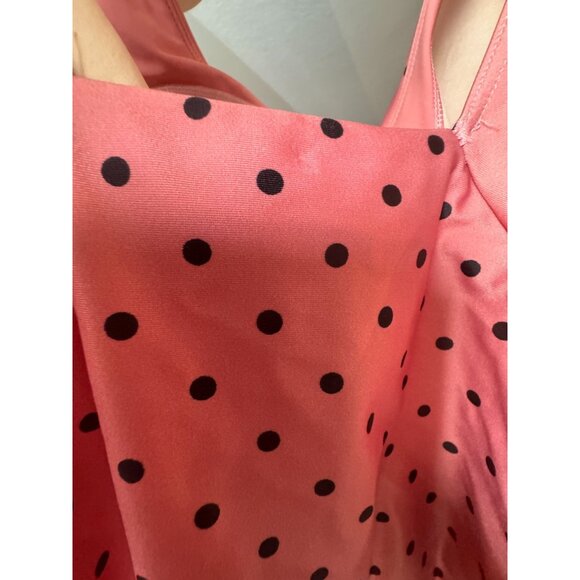 Summersalt The Ruffle Backflip Polka Dots Salmon Swimsuit Size 2 - Picture 5 of 6